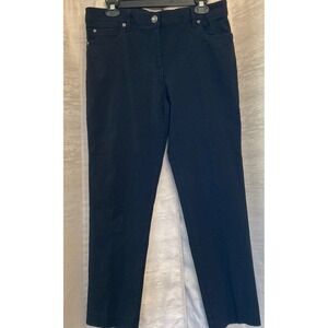 New Directions Petite Black Pants Womens 14P Career Casual Trousers
